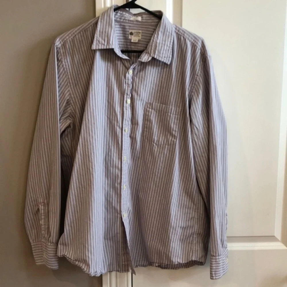 J.Crew‎ Men’s Long Sleeve Button Up Size XL